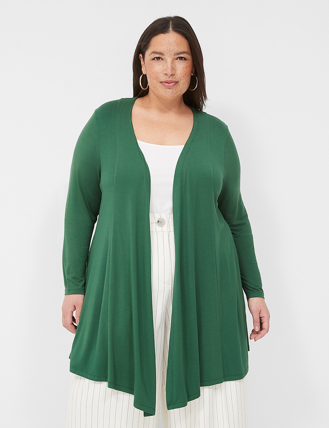 Open-Front Fit & Flare Overpiece Product Image 1