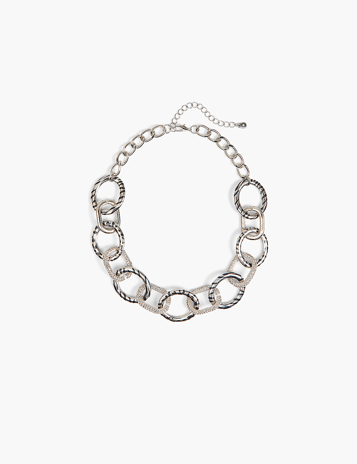 Animal Print Chain-link Necklace | LaneBryant