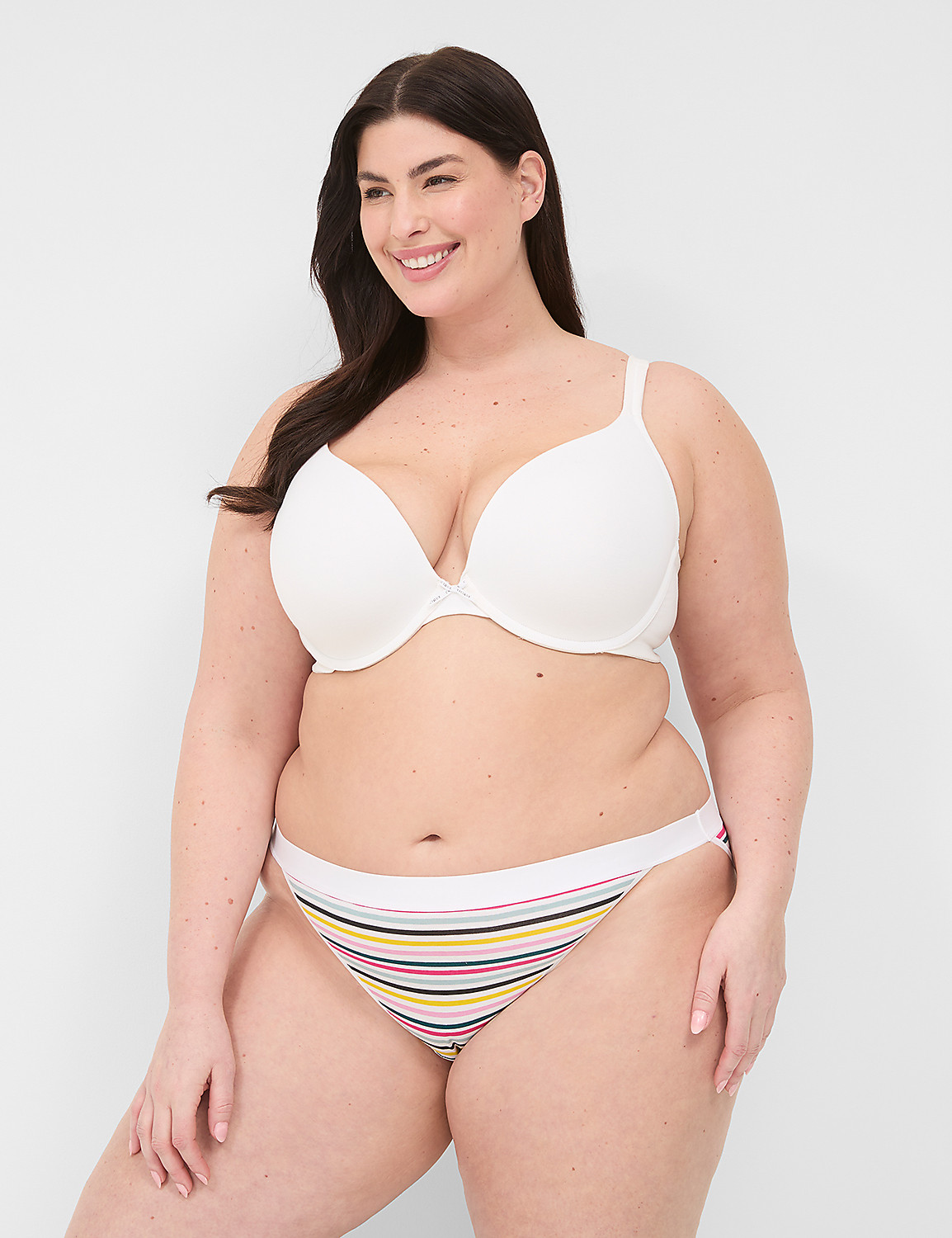 Cotton String Bikini Panty With Wide Waistband Product Image 1