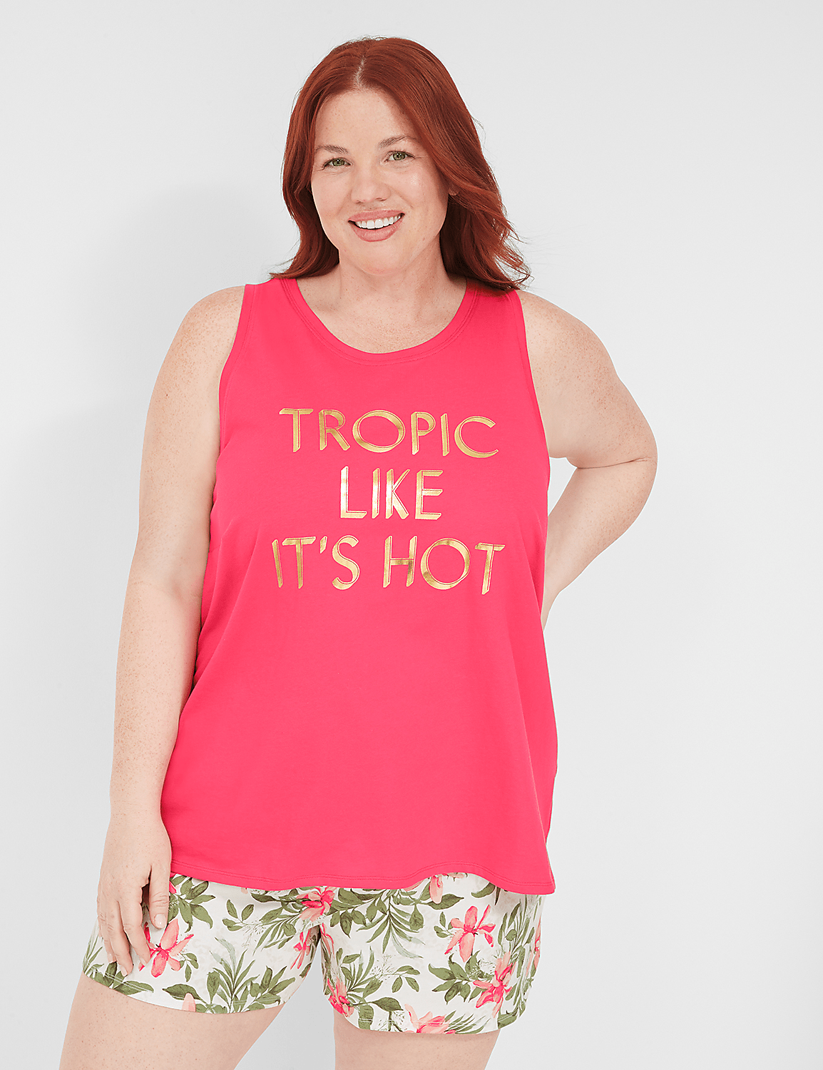 Comfy Cotton Tank & Short PJ Set Product Image 1