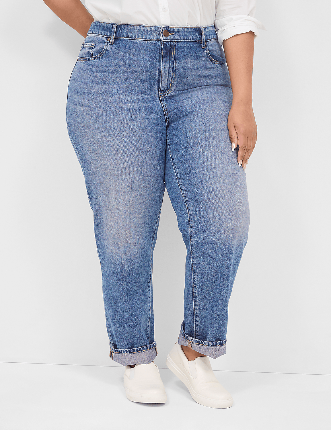 Boyfriend Fit Jean Product Image 1