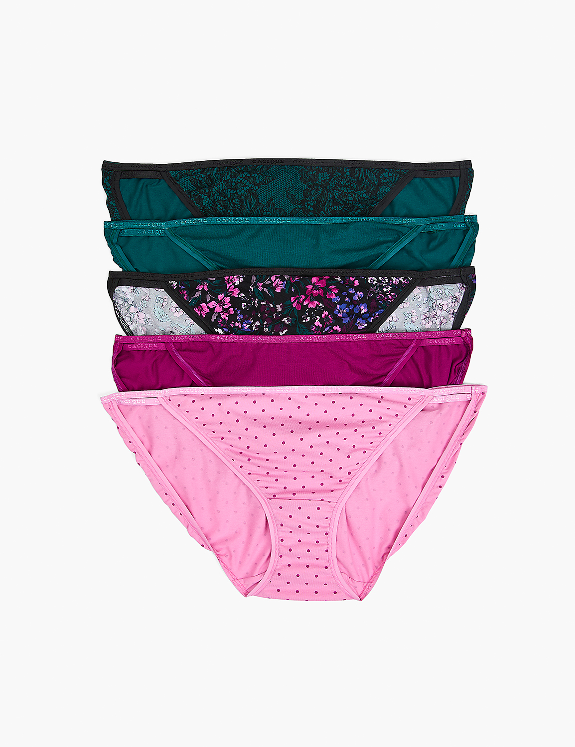 Cotton Double-String Bikini Panty - 5-Pack - thumbnail 9