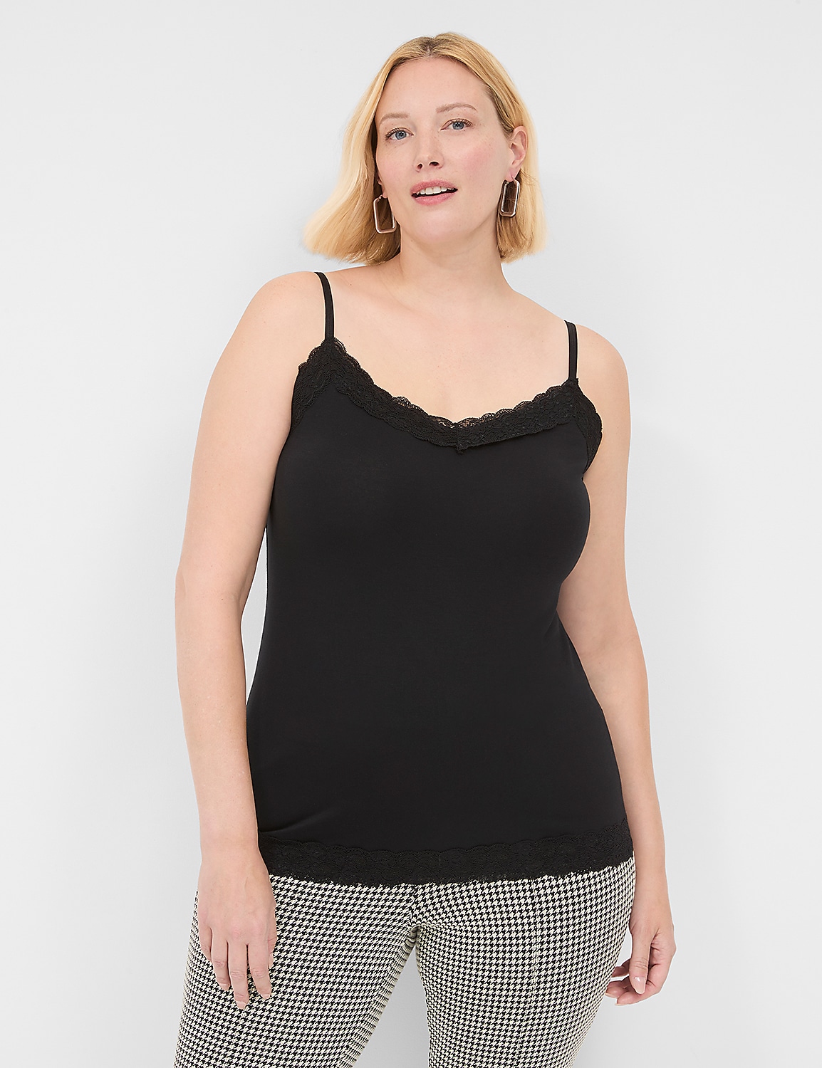 Lace-Trim Cami Product Image 1