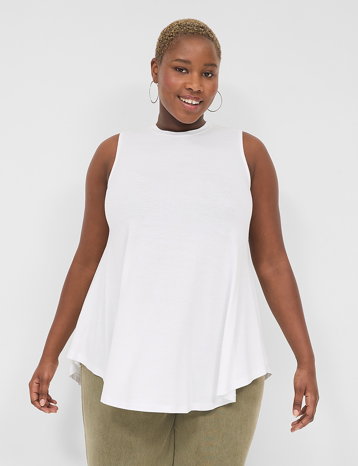 Max Swing High-Neck Tunic Tank Product Image 1