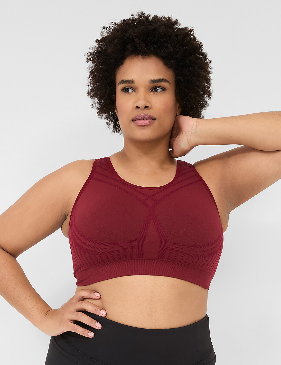 LIVI Wireless Medium-Impact Seamless Sports Bra Product Image 1