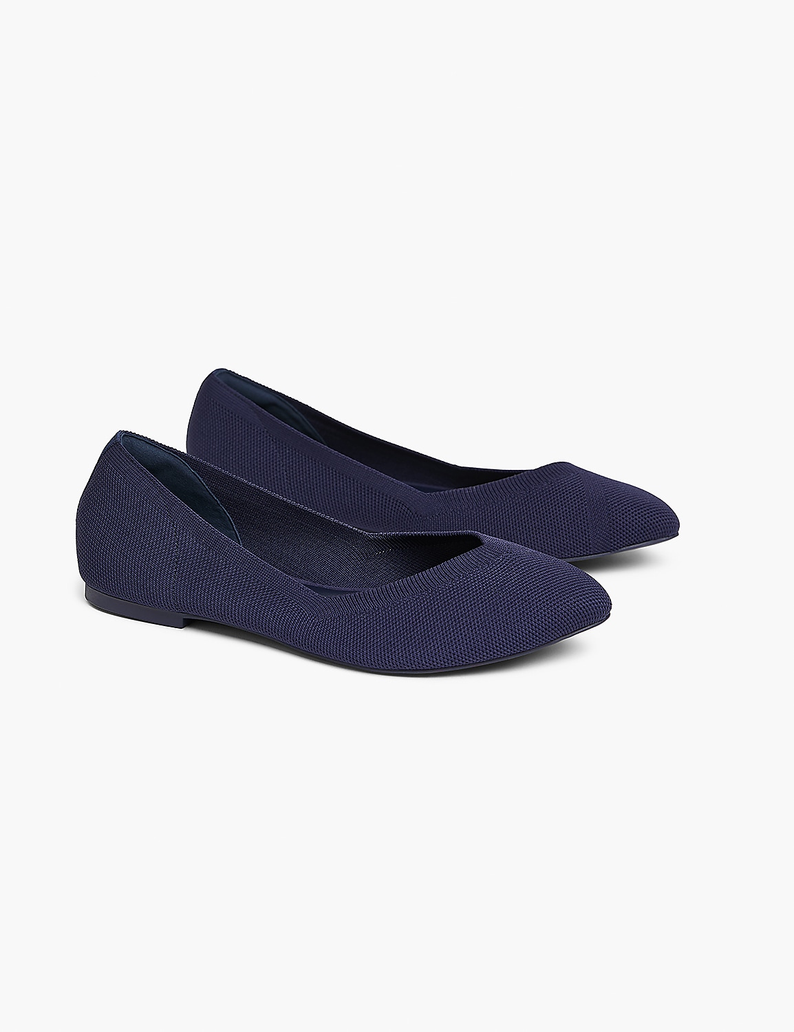 Dream Cloud Pointed Toe Knit Ballet Flat Product Image 1