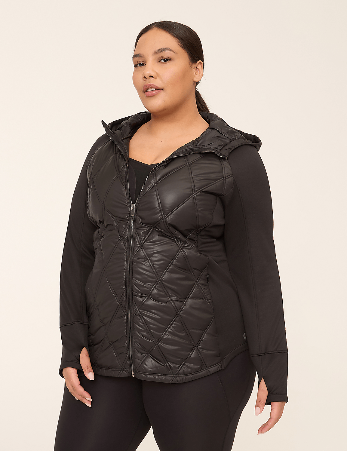 LIVI Quilted Hooded Performance Jacket Product Image 1