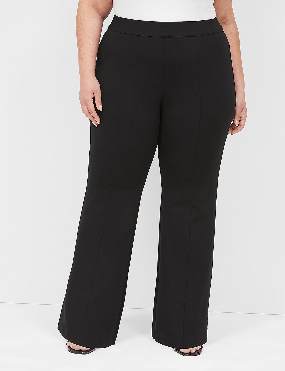 Ponte Pull-On High-Rise Flare Pant Product Image 1