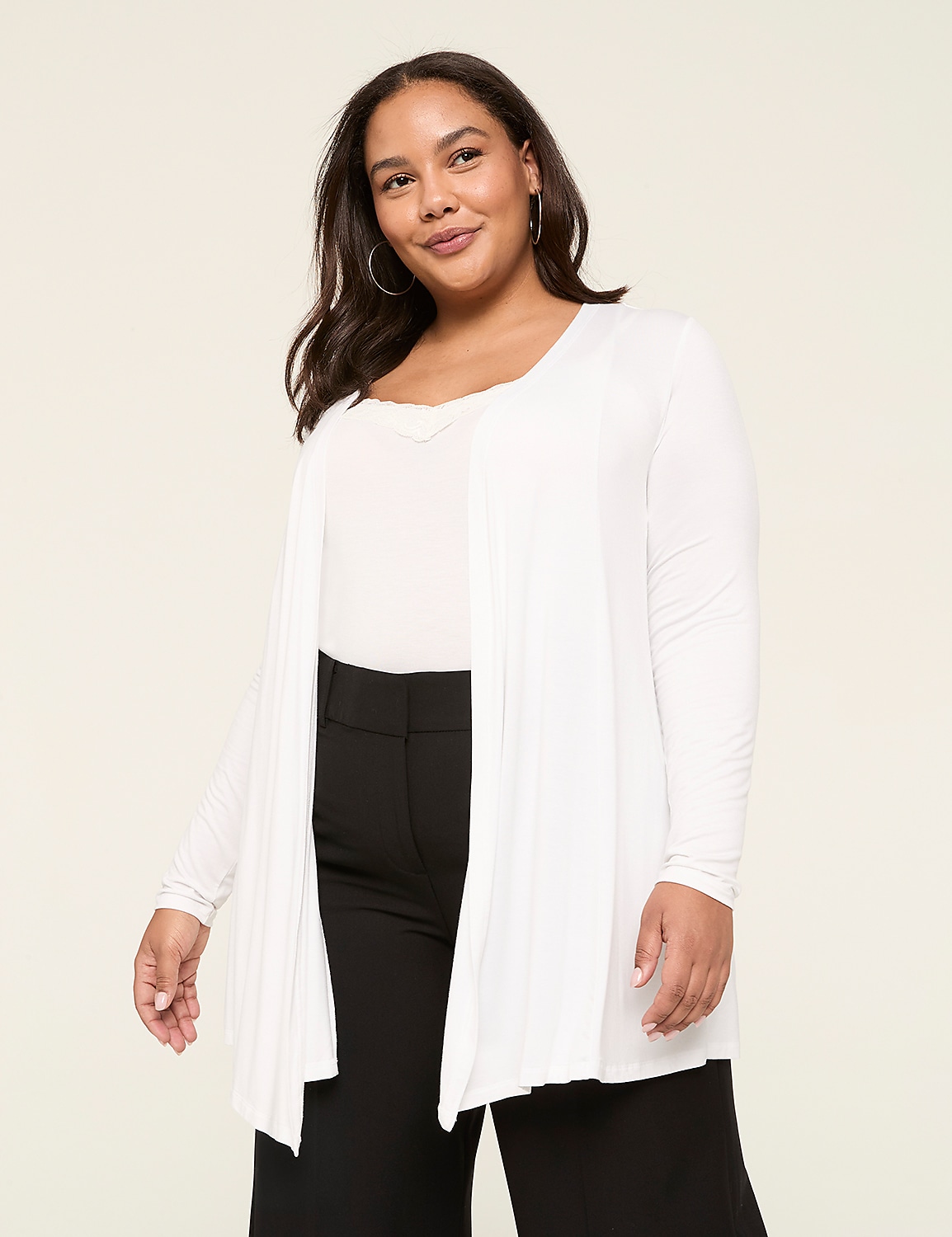 Open-Front Fit & Flare Overpiece Product Image 1
