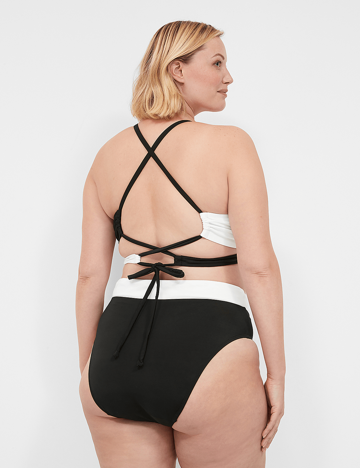 No-Wire Tie-Back Bikini Top Product Image 2