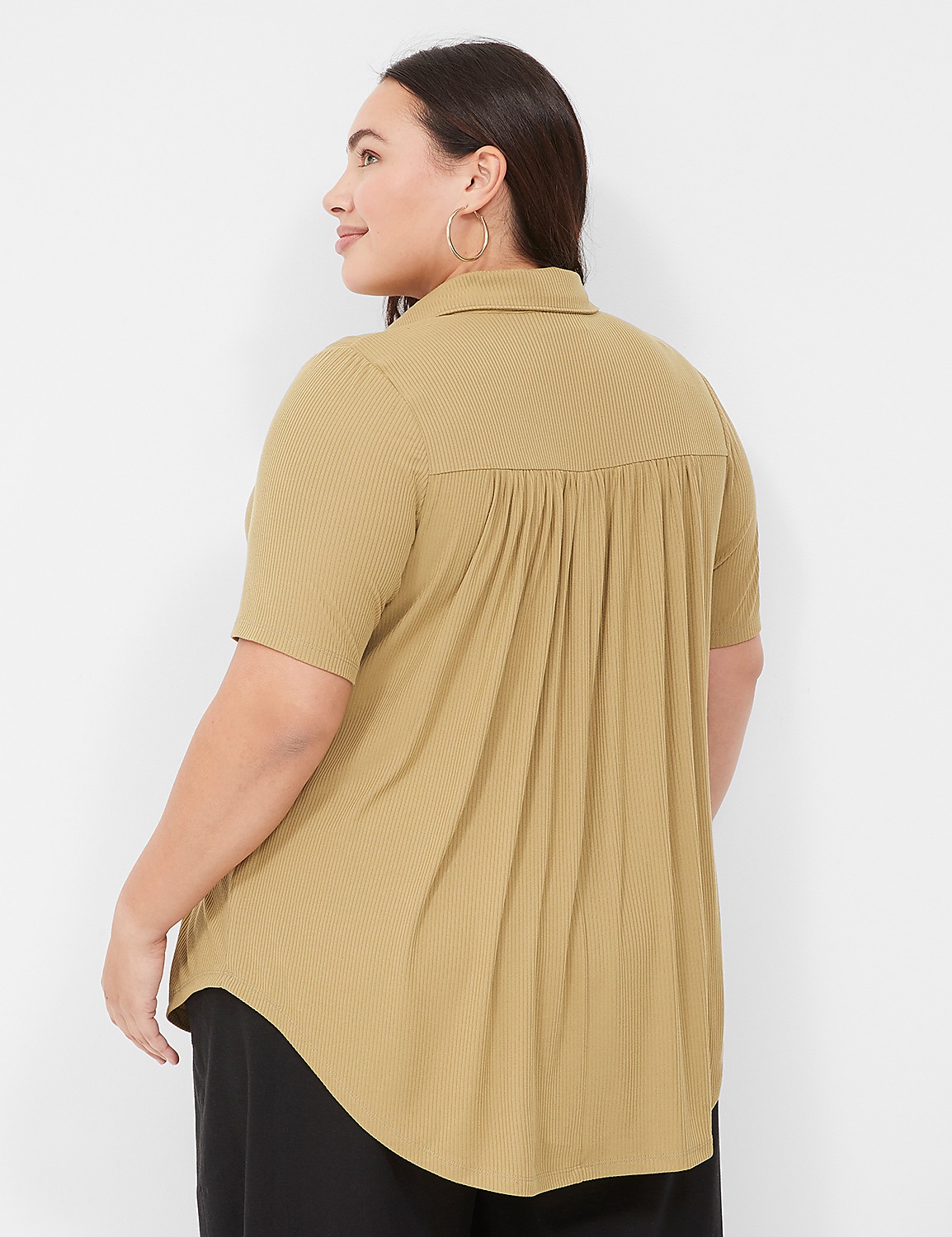 WV Elbow Sleeve Split Neck Swing Po