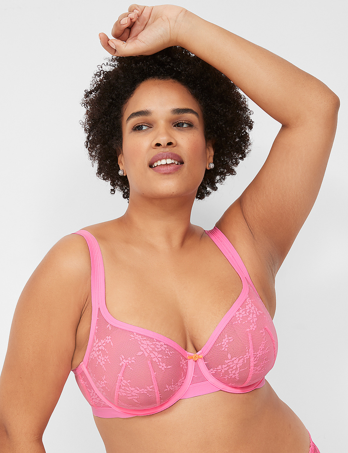 Delicate Lace Unlined Square-Neck T-Shirt Bra Product Image 4