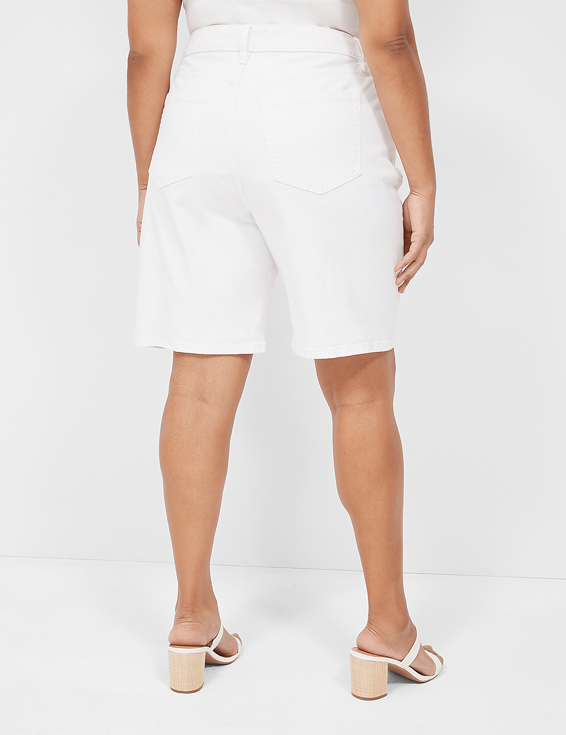 Boyfriend Fit Bermuda Jean Short Product Image 2