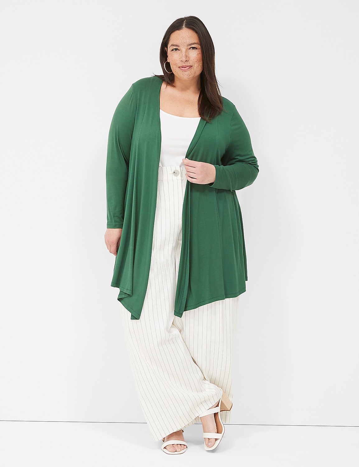 Open-Front Fit & Flare Overpiece Product Image 3