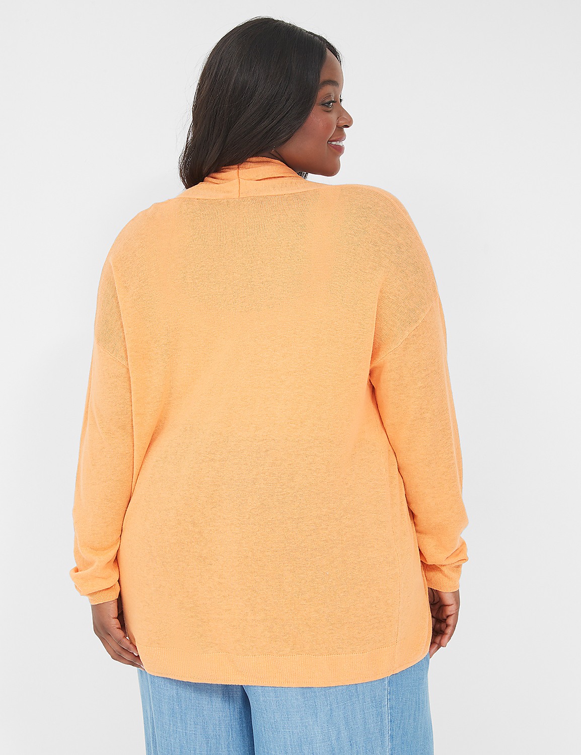 Open-Front Shawl Collar Cardigan Product Image 2