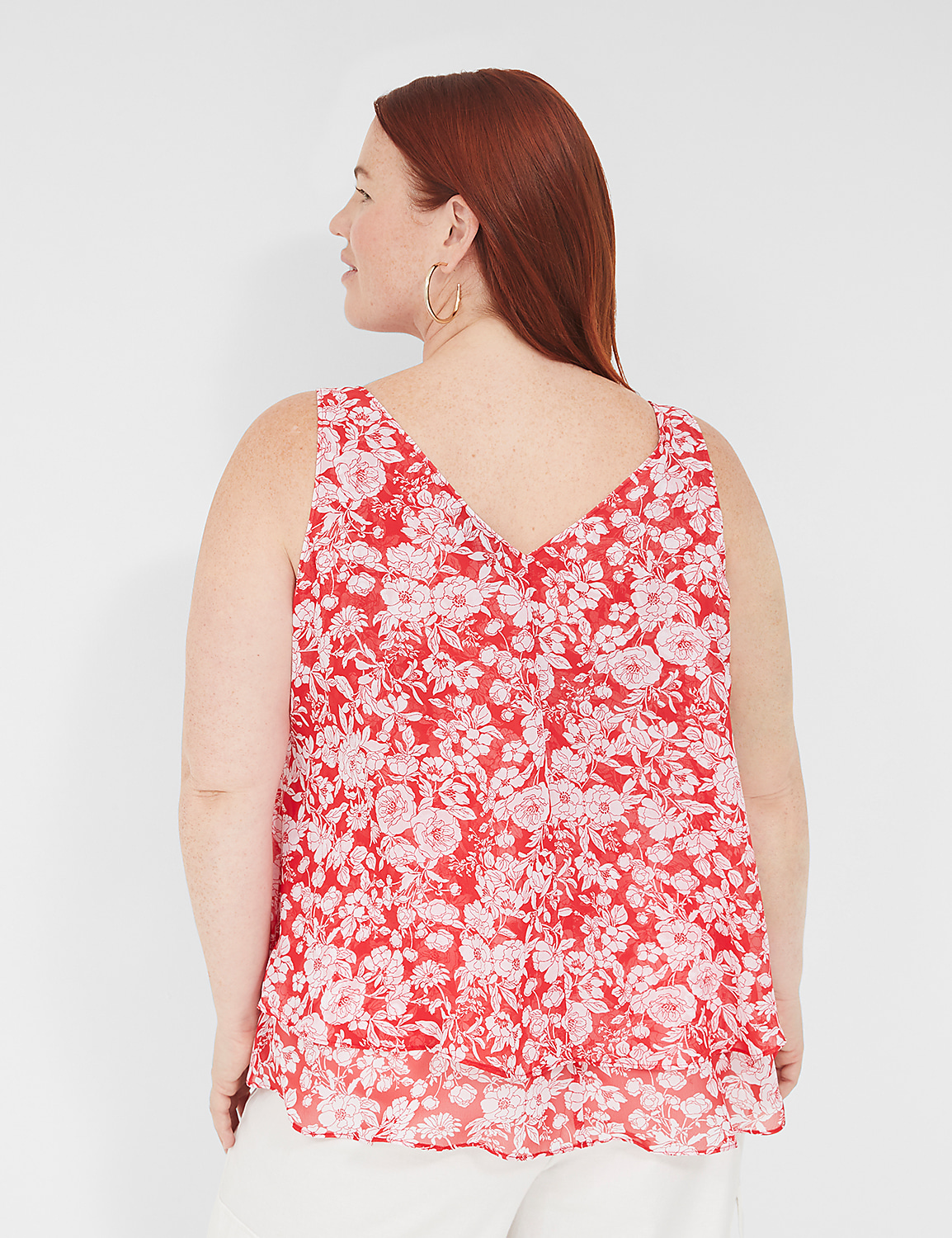Swing Double-Layer Chiffon Tank Product Image 2