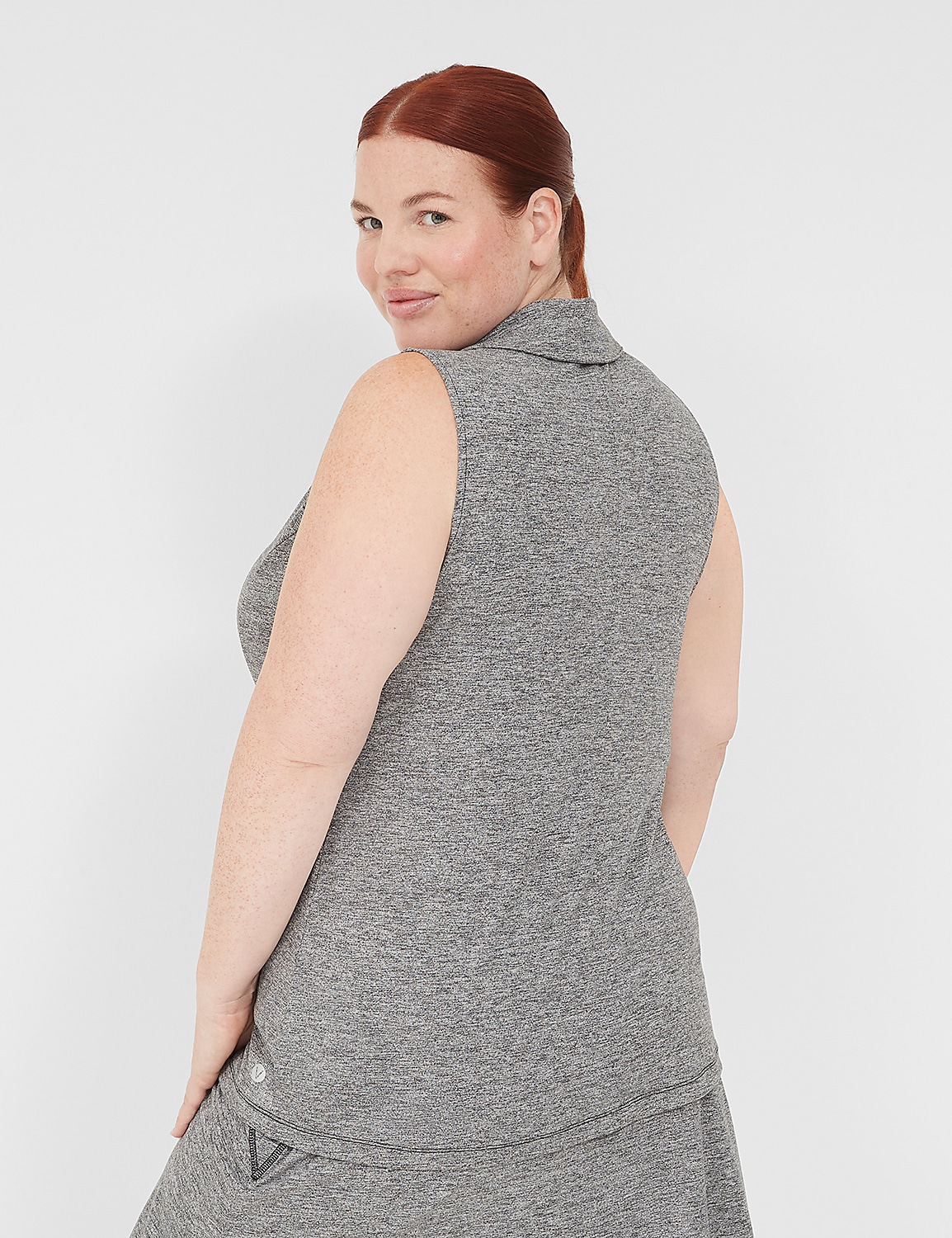 LIVI V-Neck Recycled LIVI Soft Polo Tank Product Image 2