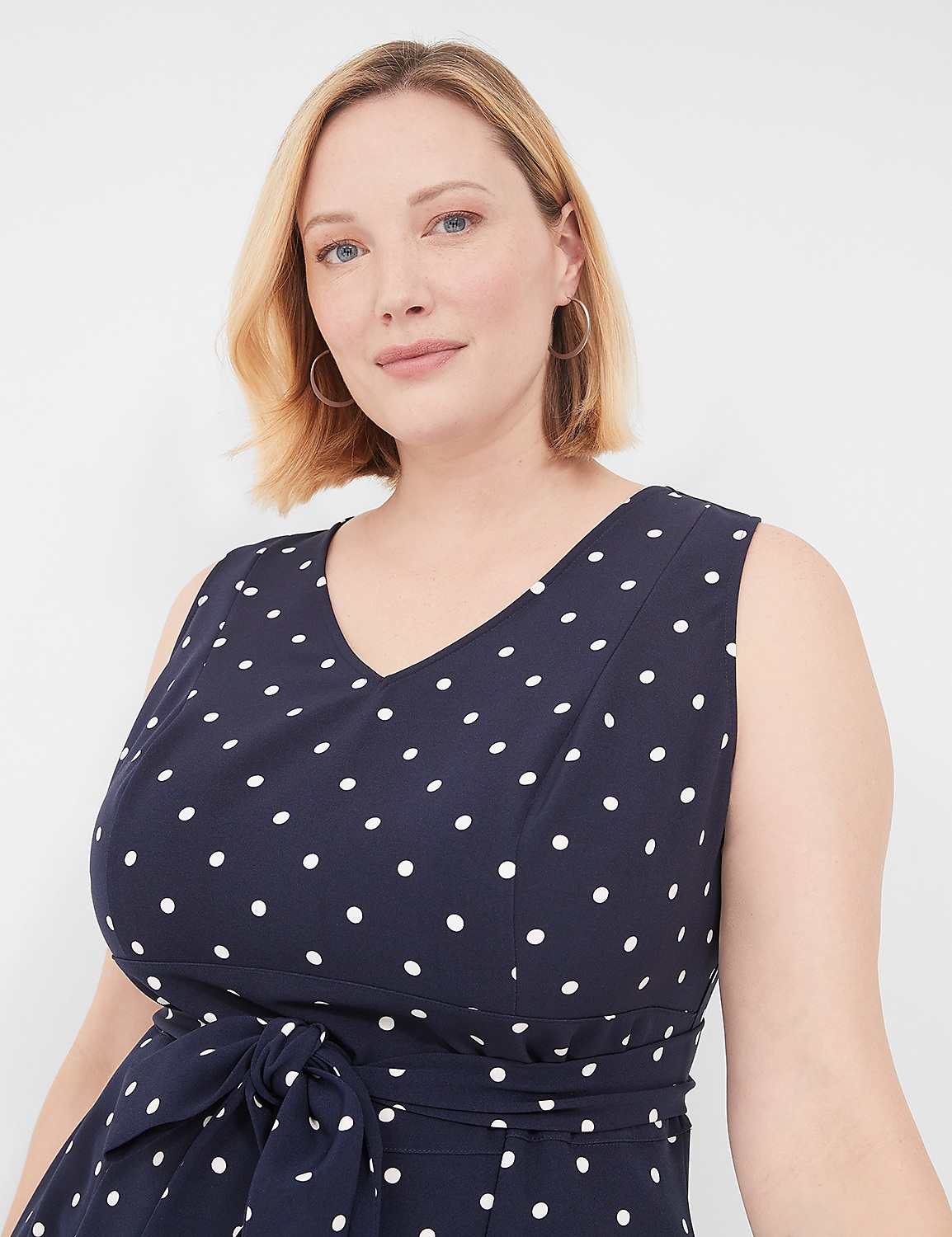 Lena Sleeveless Level-Hem Midi Dress Product Image 3