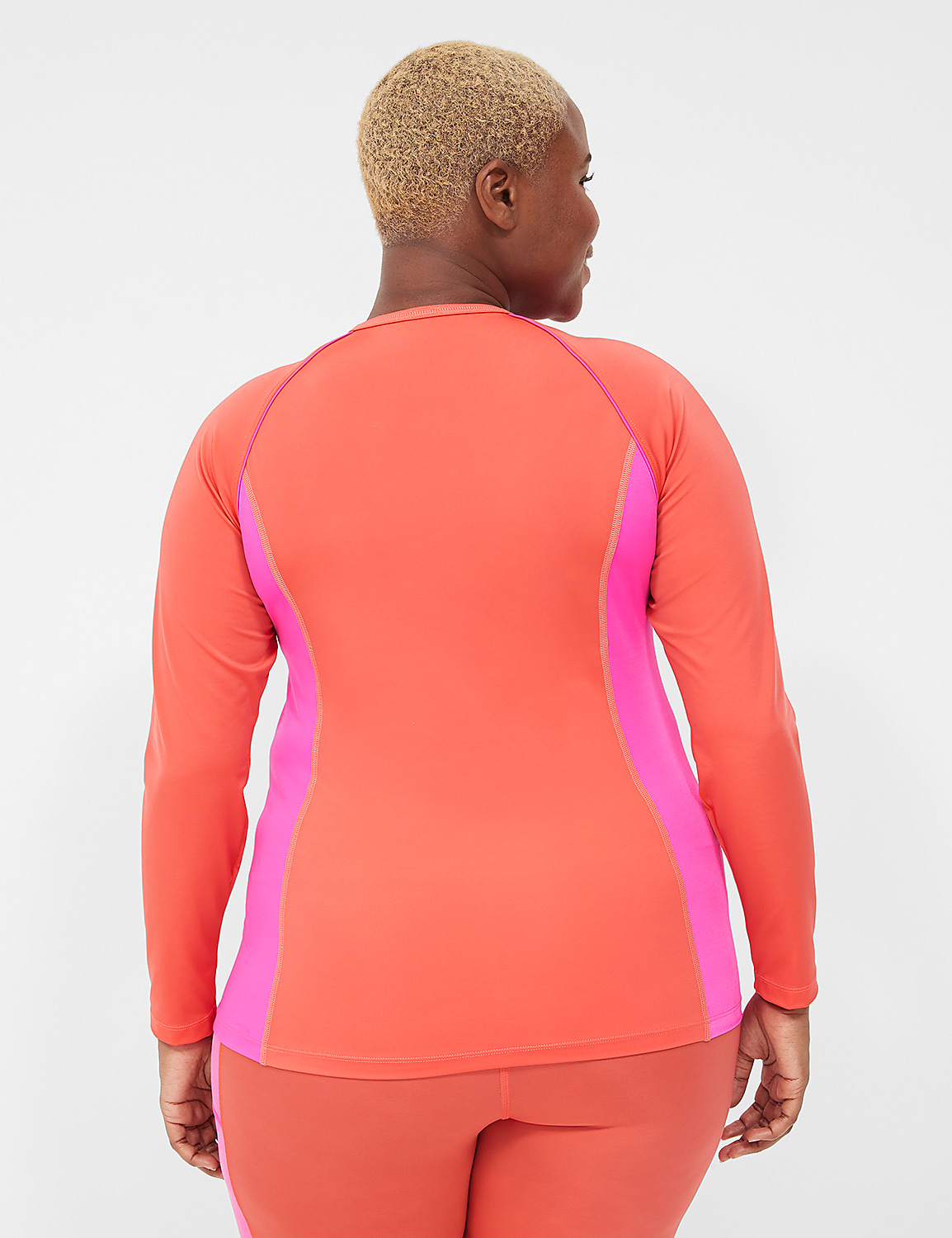 Long-Sleeve Swim Rash Guard | LaneBryant