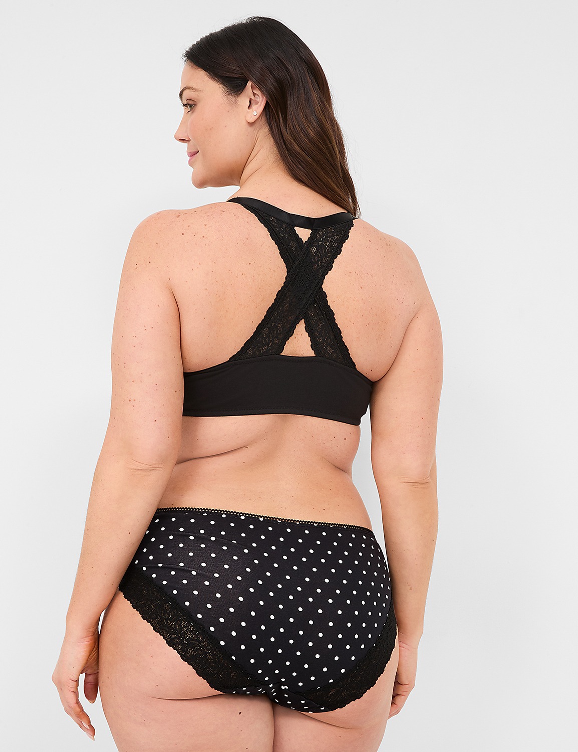 Cotton Hipster Lace-Back Panty - thumbnail 7