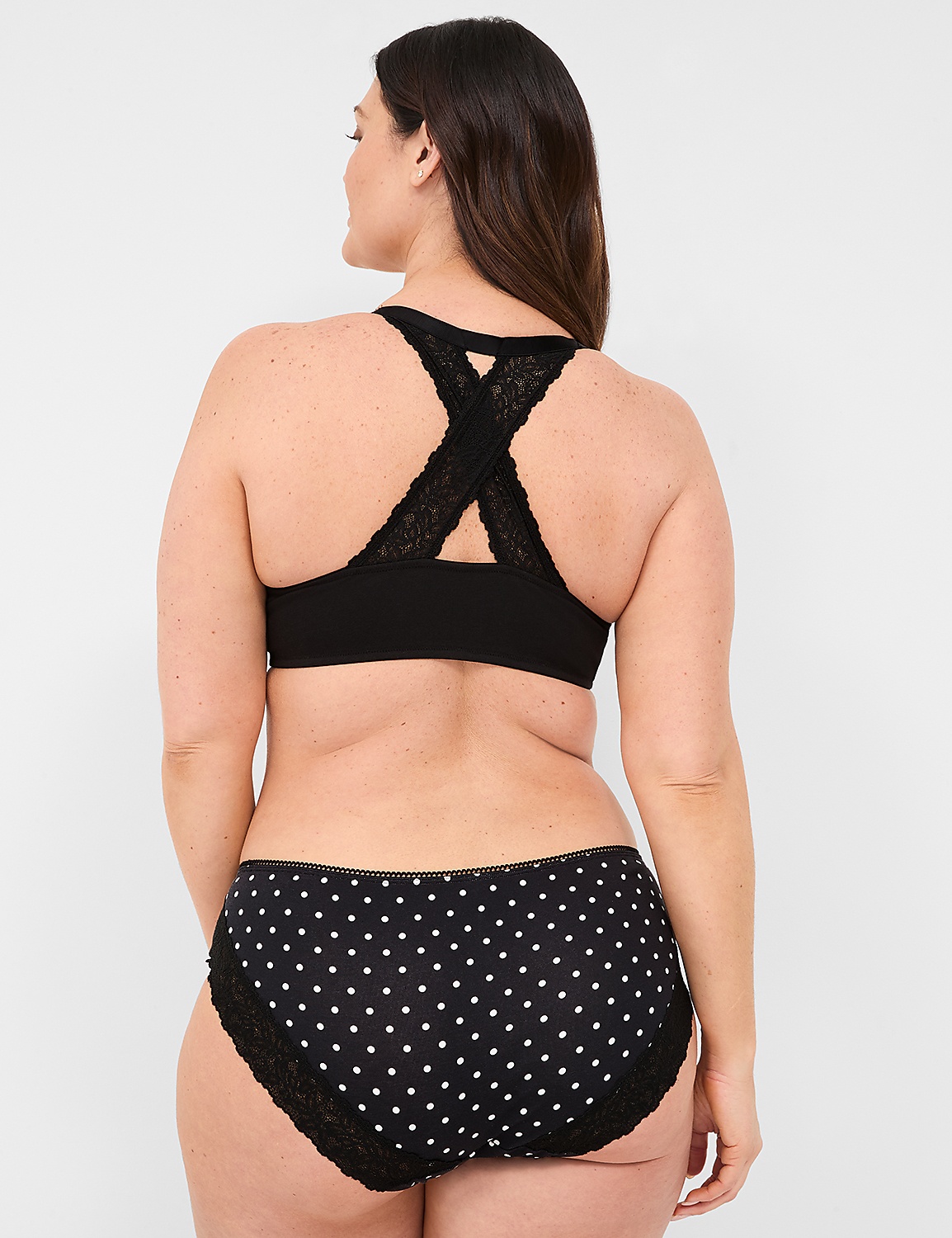 Cotton Front-Close Boost Plunge Bra Product Image 10