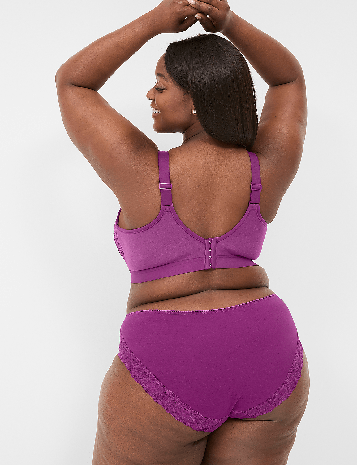 Cotton Hipster Lace-Back Panty - thumbnail 9
