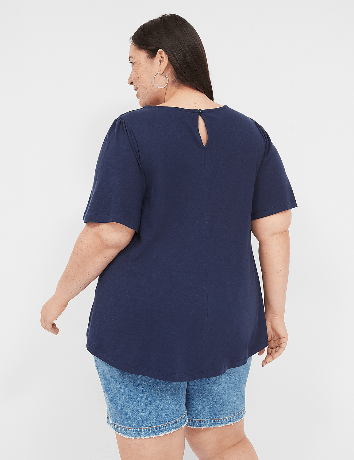 Relaxed Crochet Crew-Neck Top Product Image 2