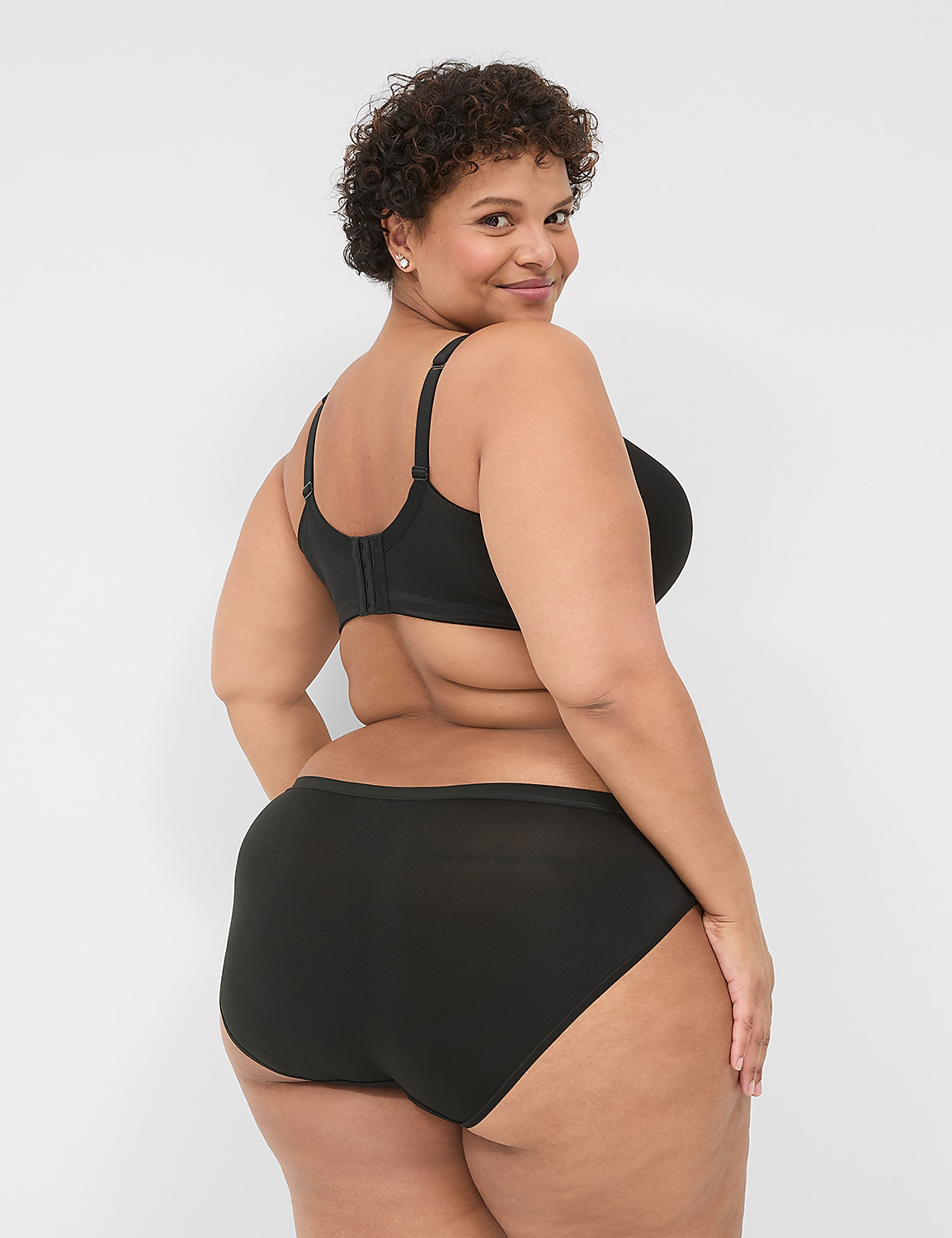 No-Show Hipster Panty With Lace Product Image 2