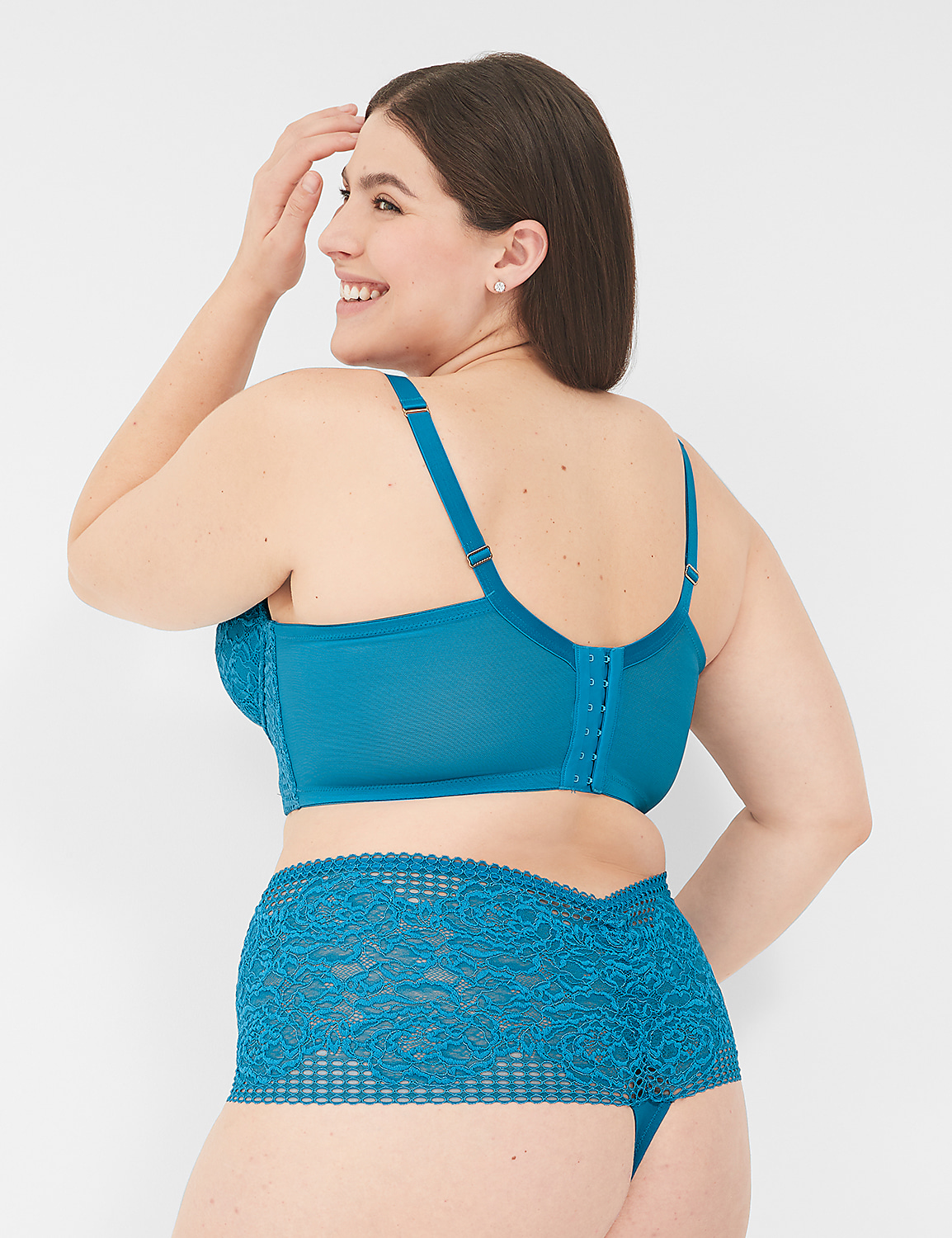 Lace Longline Boost Balconette Bra | LaneBryant