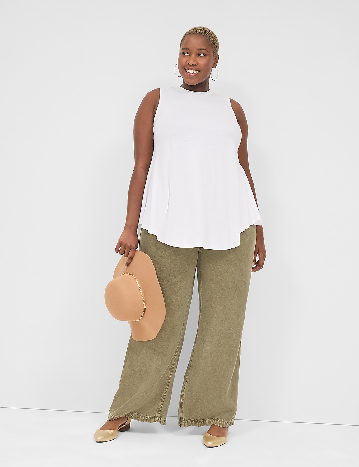 Max Swing High-Neck Tunic Tank Product Image 3