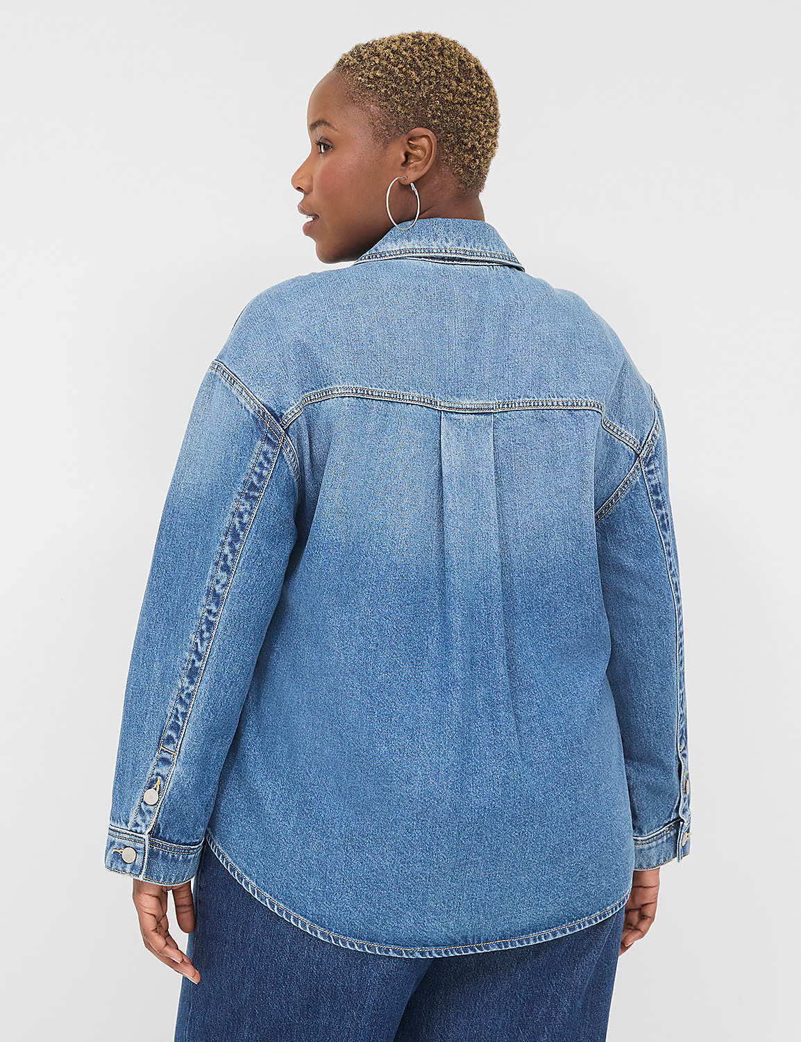 Denim Shacket Product Image 2