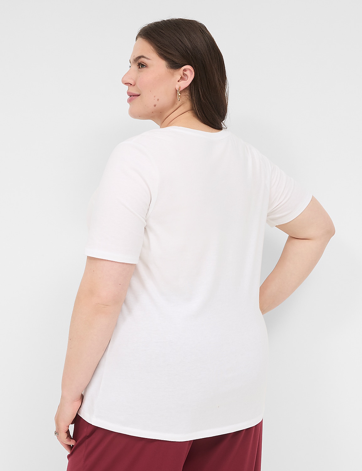 Perfect Sleeve V-Neck Tee Product Image 2