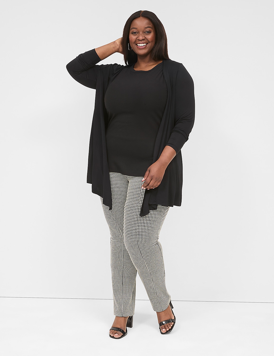 Open-Front Fit & Flare Overpiece Product Image 3