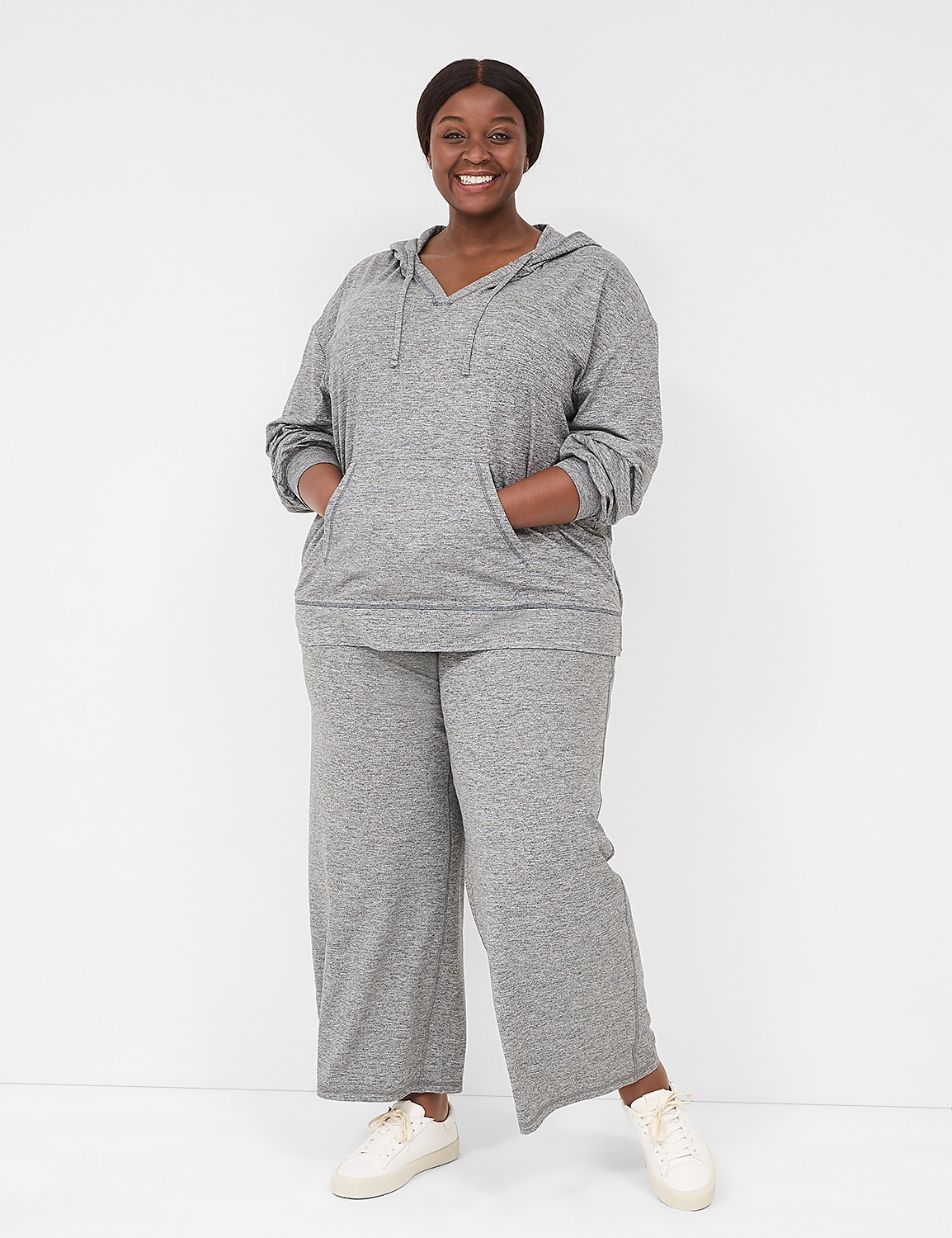 LIVI V-Neck LIVI Soft Hoodie Product Image 3