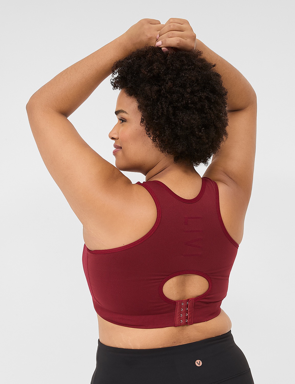 LIVI Wireless Medium-Impact Seamless Sports Bra Product Image 2