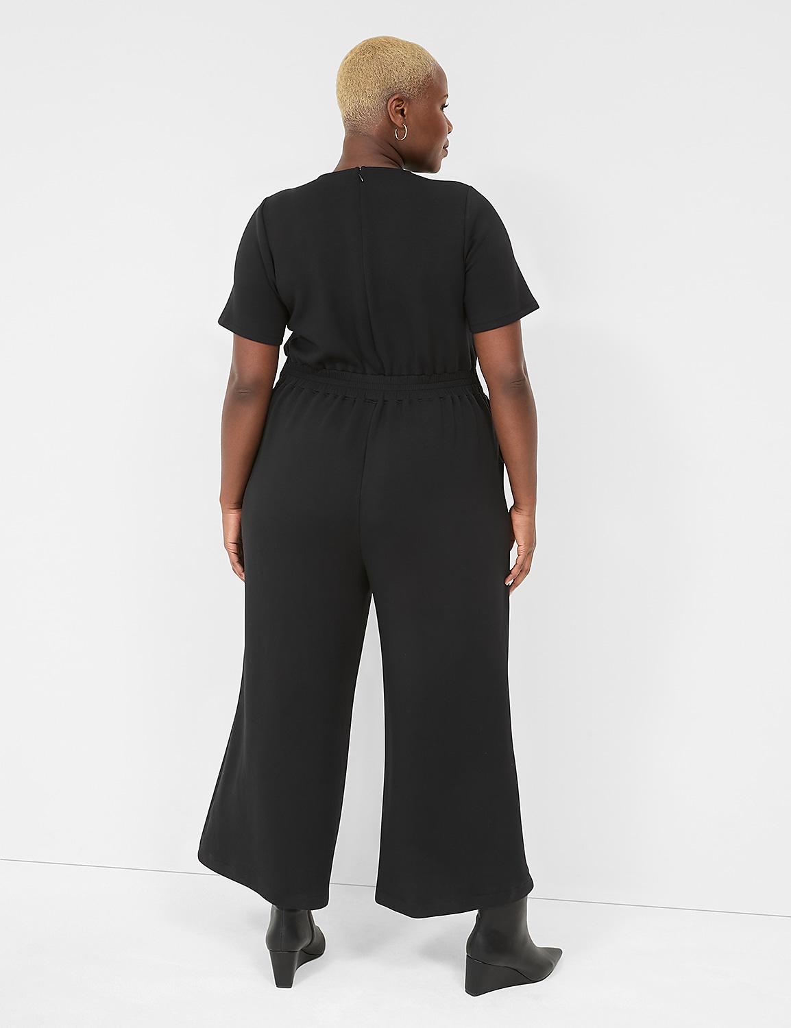 Journey Perfect Sleeve Wide Leg Jumpsuit Product Image 2