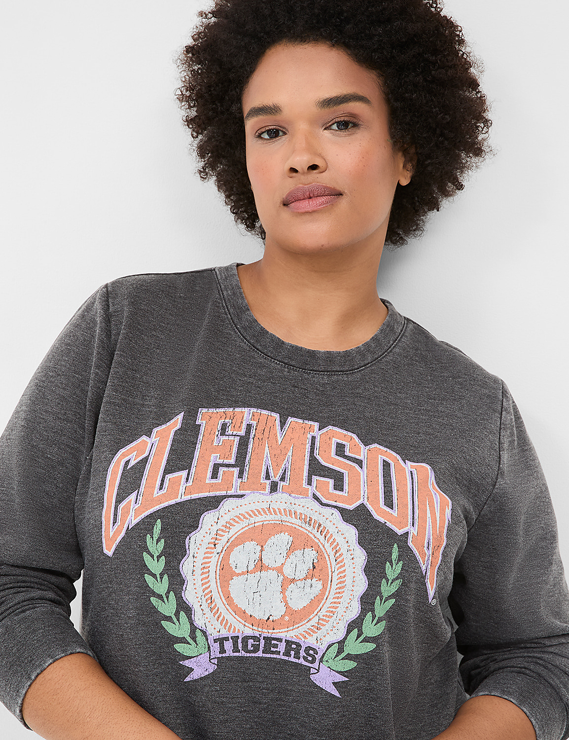 Clemson Crew-Neck Graphic Sweatshirt Product Image 4