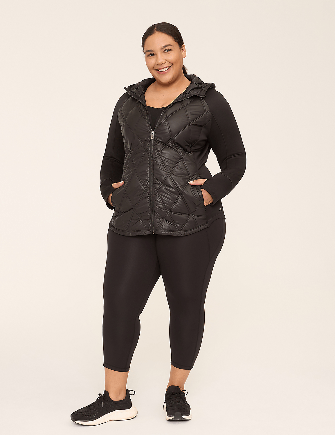 LIVI Quilted Hooded Performance Jacket Product Image 4
