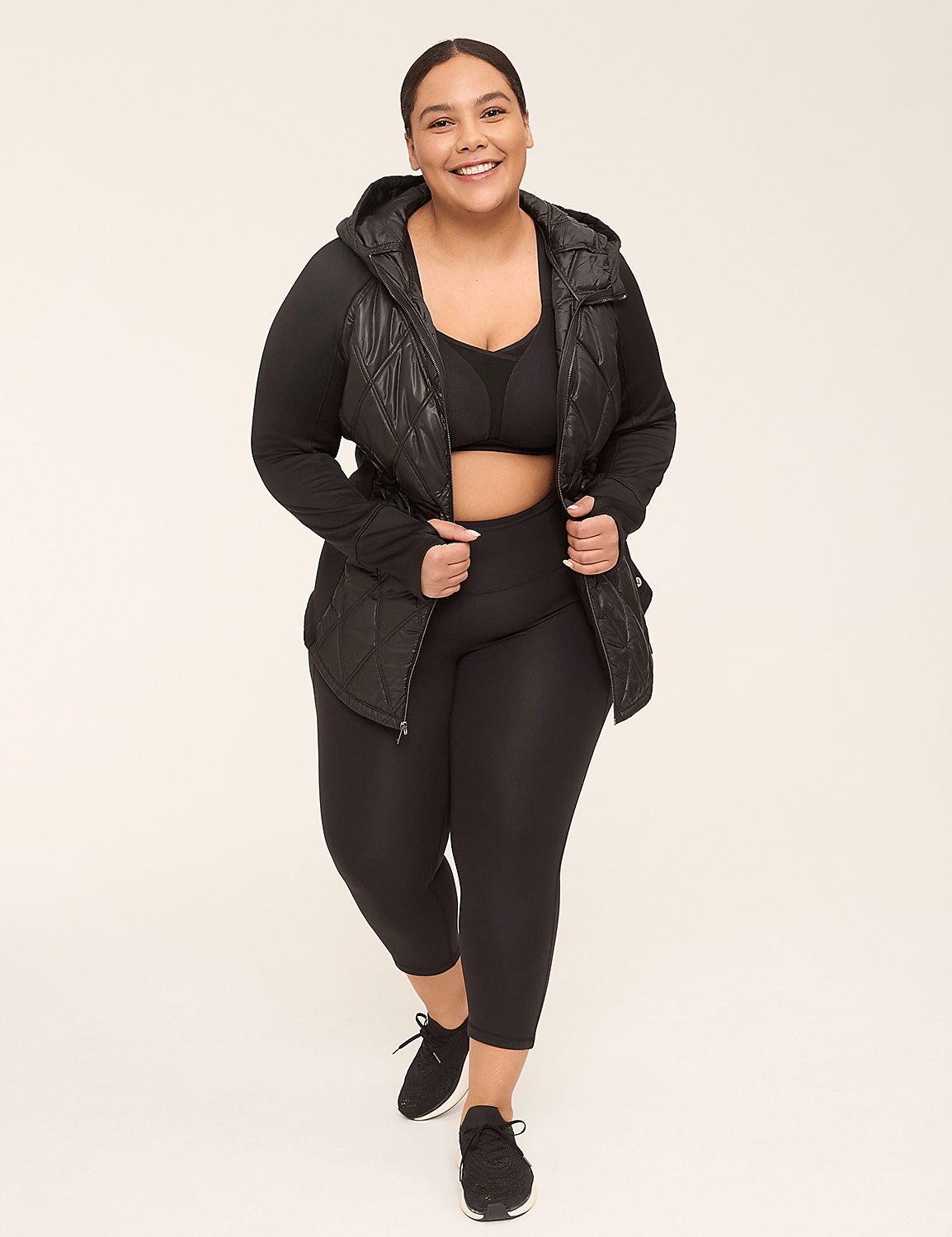 LIVI Quilted Hooded Performance Jacket Product Image 3