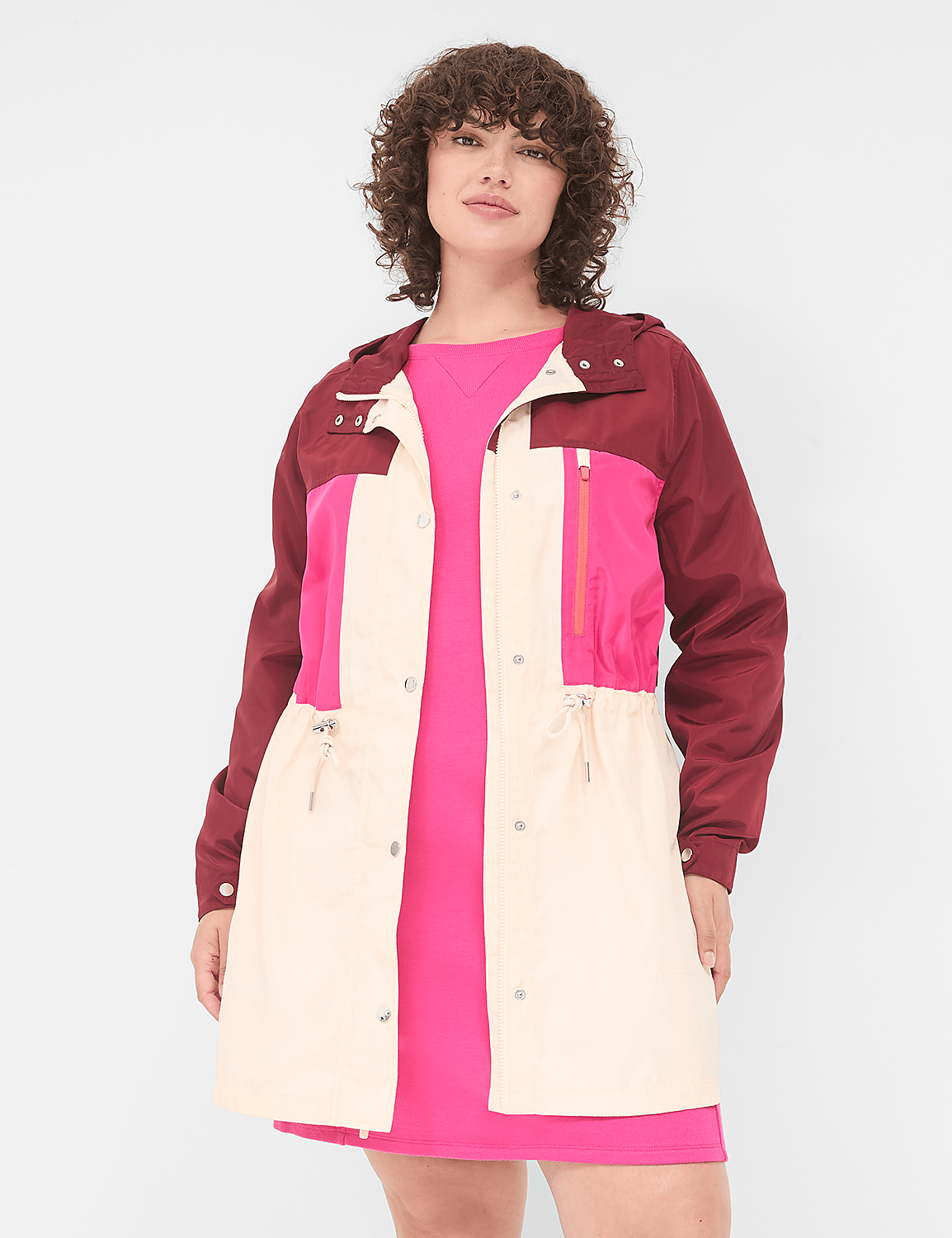 LIVI Full-Zip Water-Resistant Anorak Jacket Product Image 3