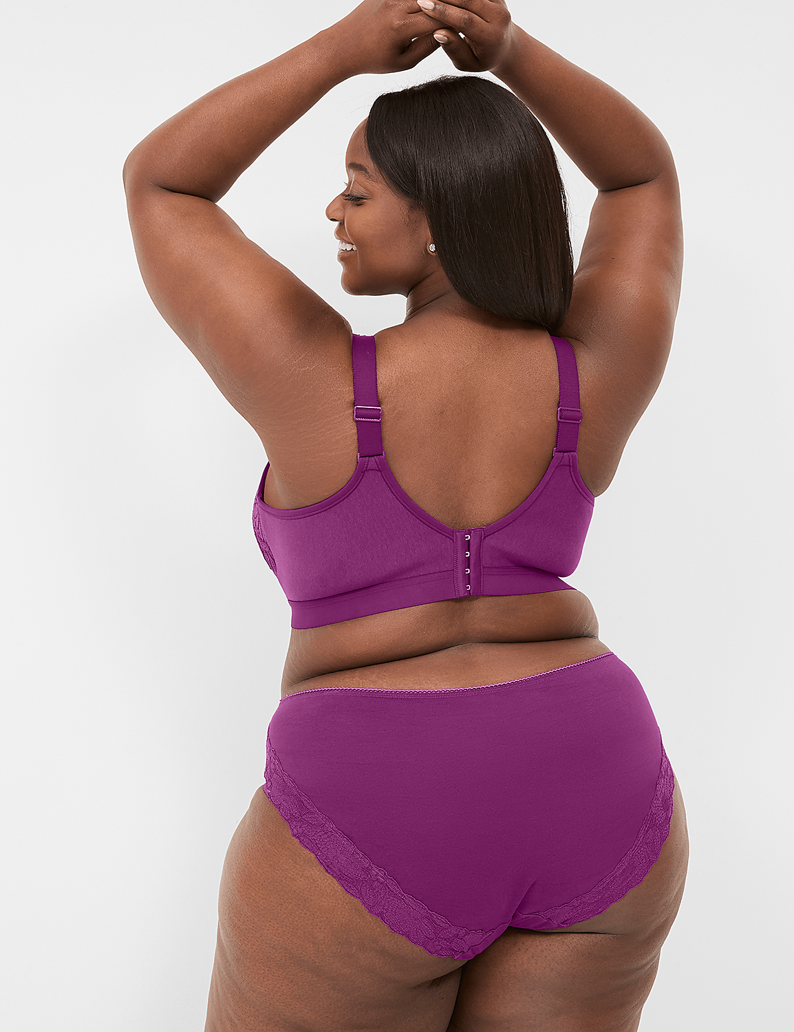 Cotton Hipster Lace-Back Panty - thumbnail 10