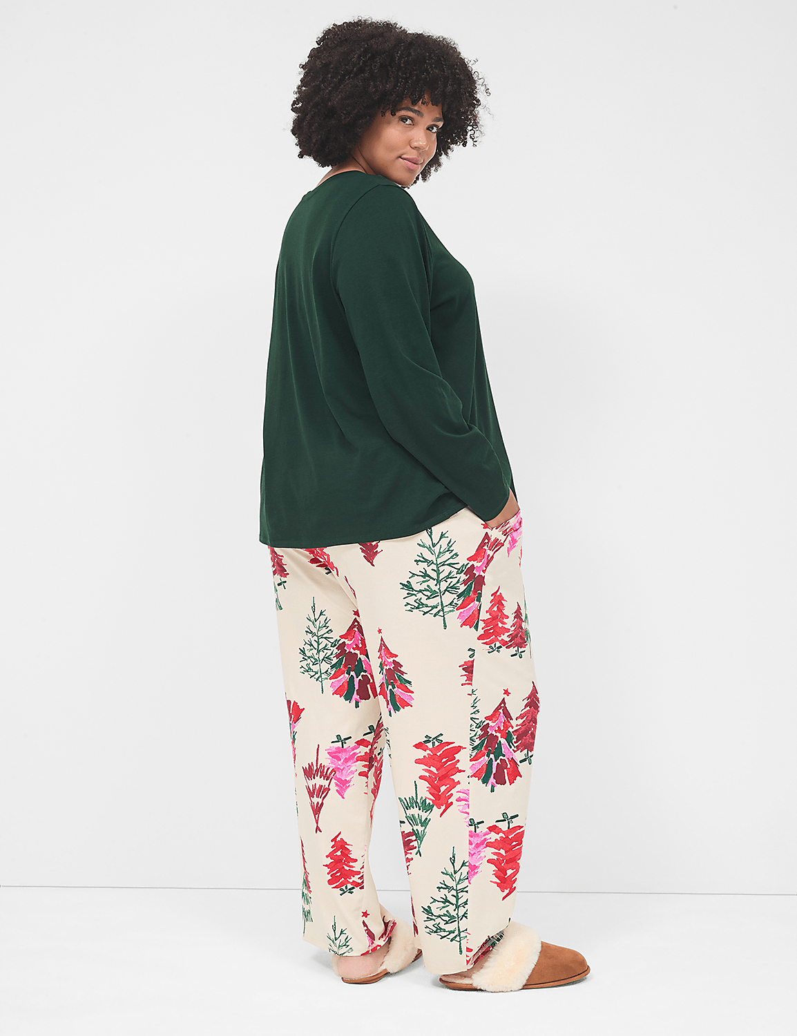 Comfy Cotton Top & Pant PJ Set | LaneBryant