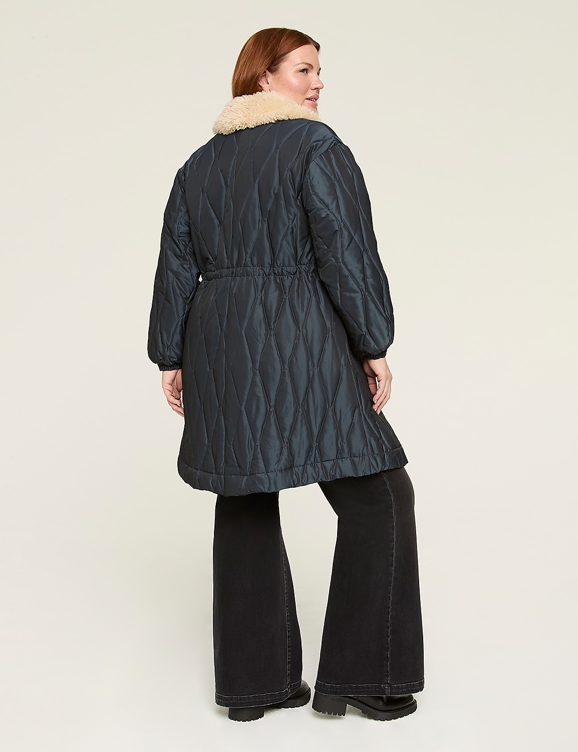 Long Quilted Puffer Product Image 2
