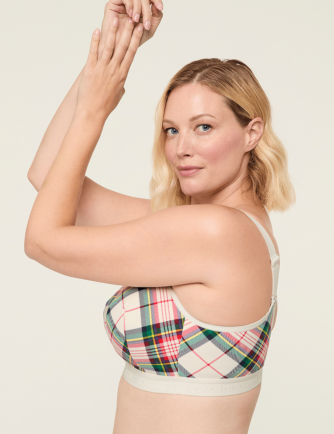Cotton Lightly Lined No-Wire Bra - thumbnail 3