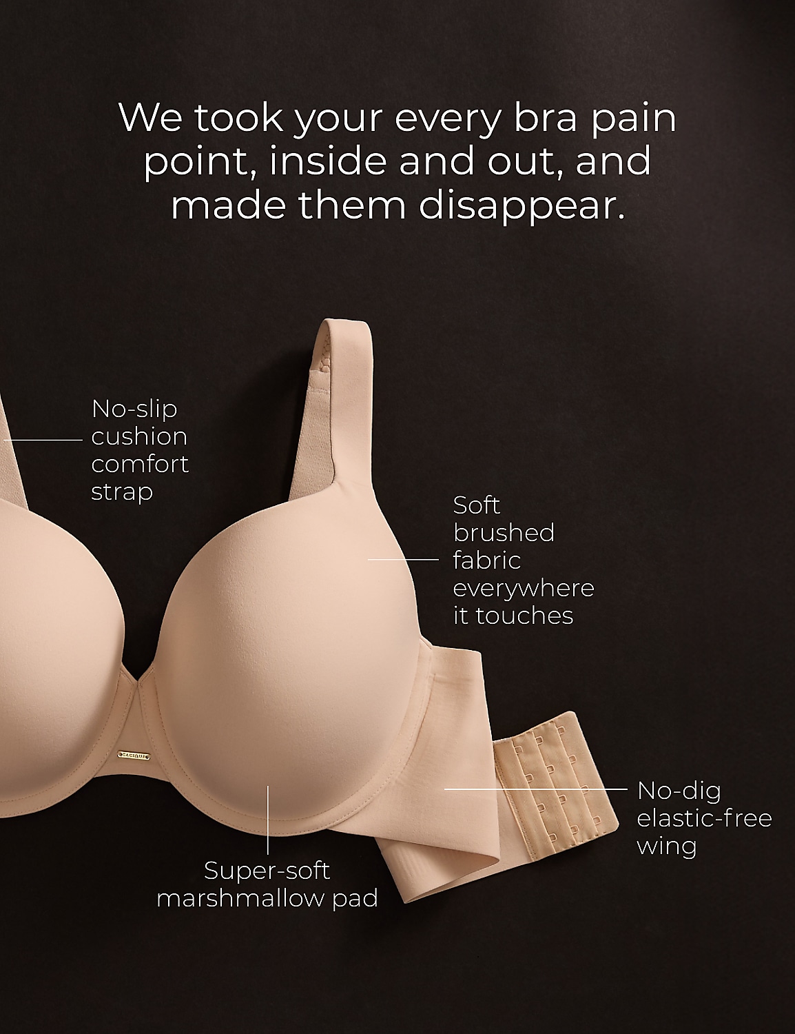 Modern Luxe Lightly Lined Full Coverage Bra Product Image 5