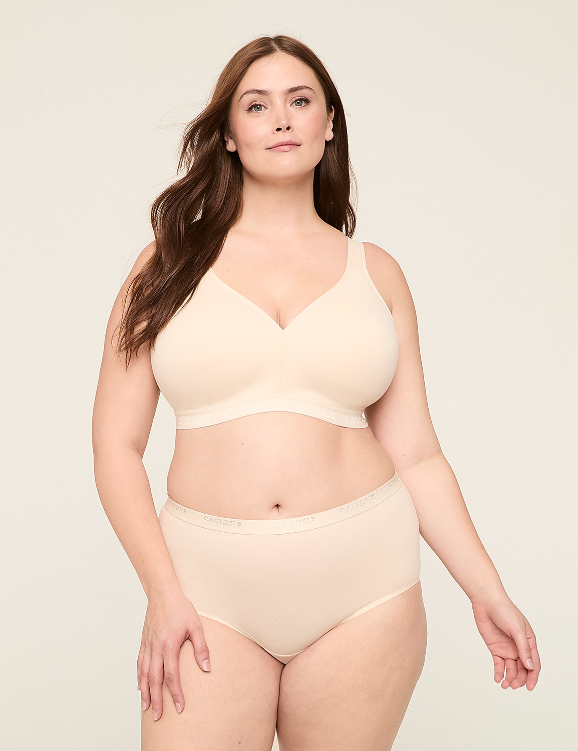 Cotton Lightly Lined No-Wire Bra Product Image 1