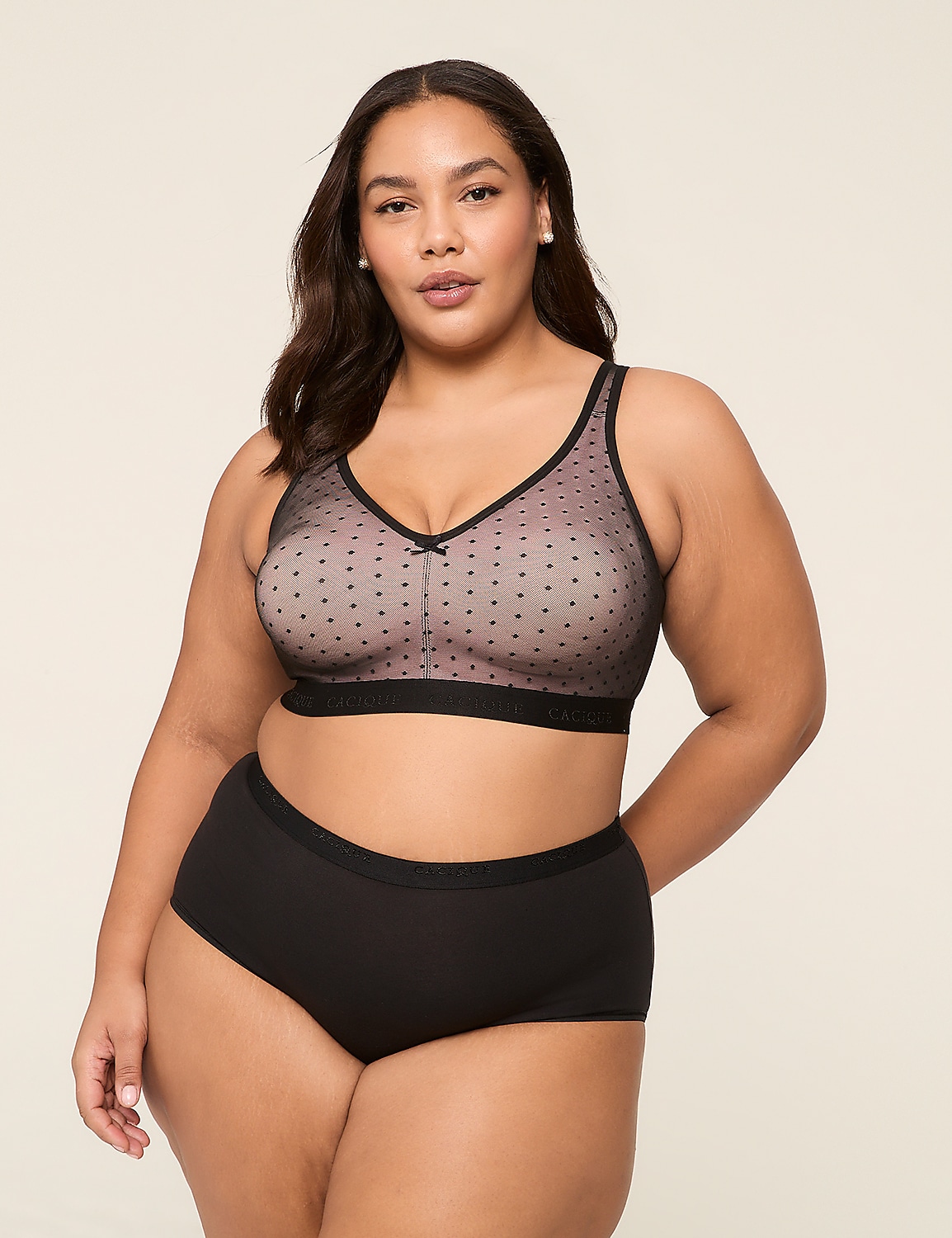 Cotton Unlined No-Wire Bra Product Image 1