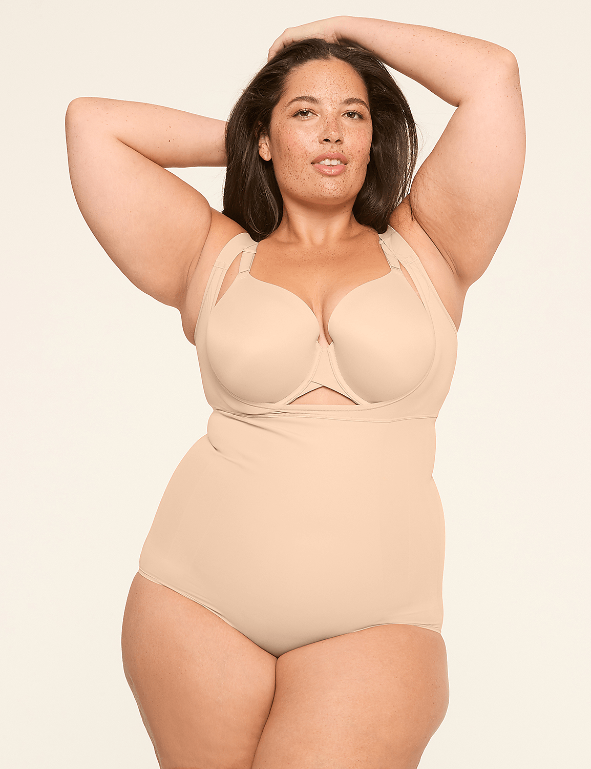 Firm Contouring Invisible Sculpt Open-Bust Bodysuit Product Image 1