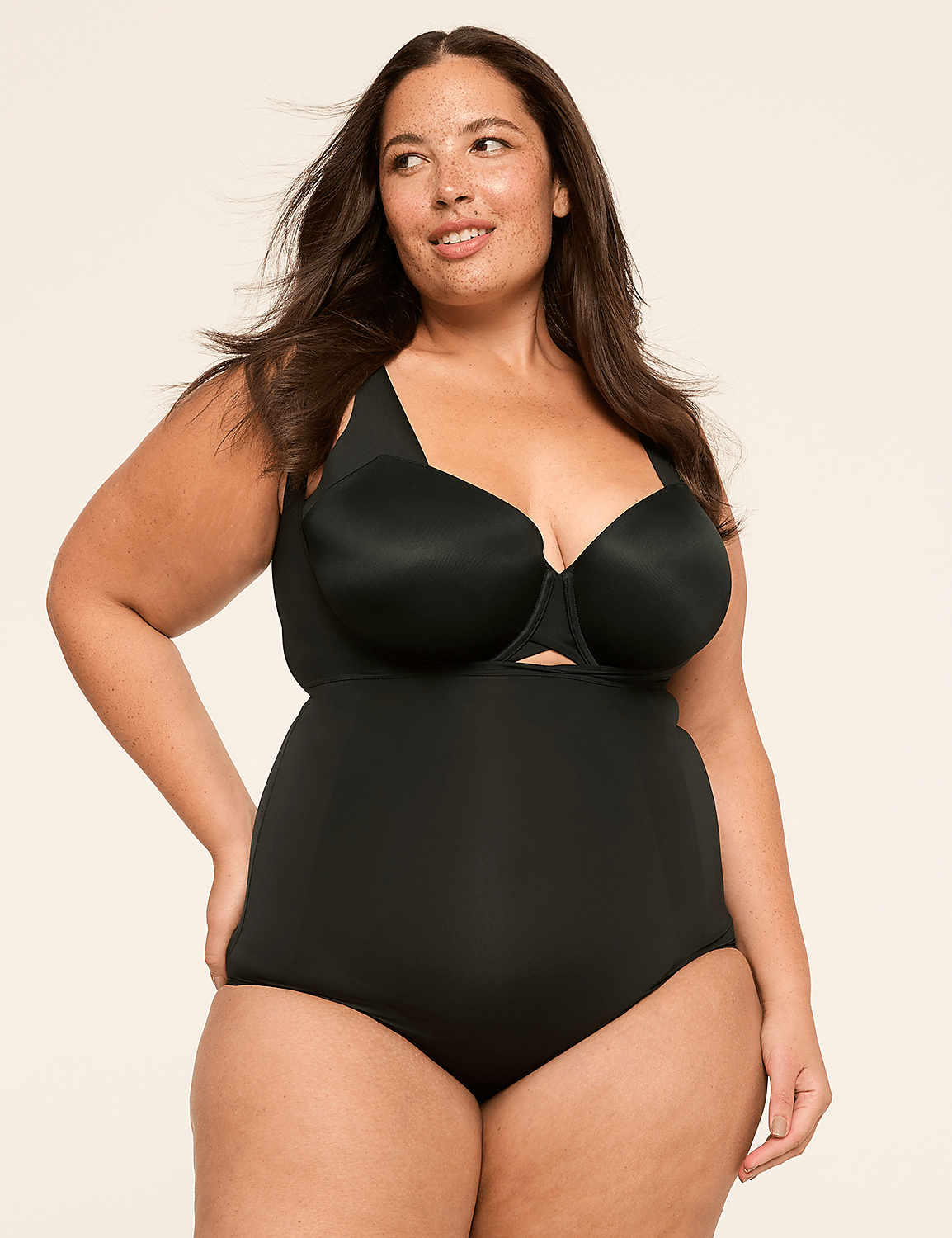 Firm Contouring Invisible Sculpt Open-Bust Bodysuit Product Image 1