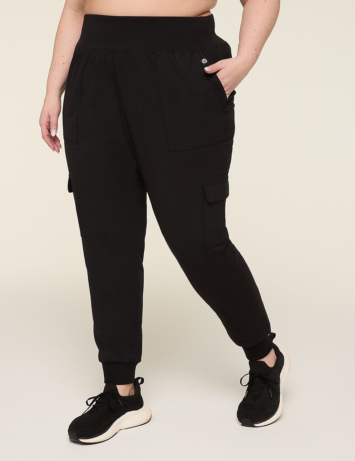 LIVI High-Rise Signature Stretch Slim Cargo Jogger Product Image 1